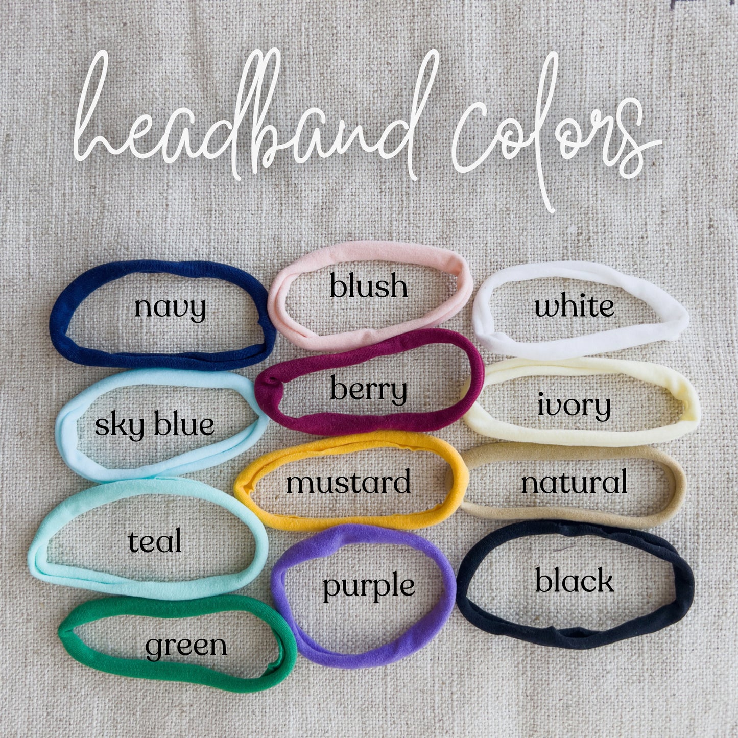 nylon headband bows *3 for $10 bundle* (fall patterns)