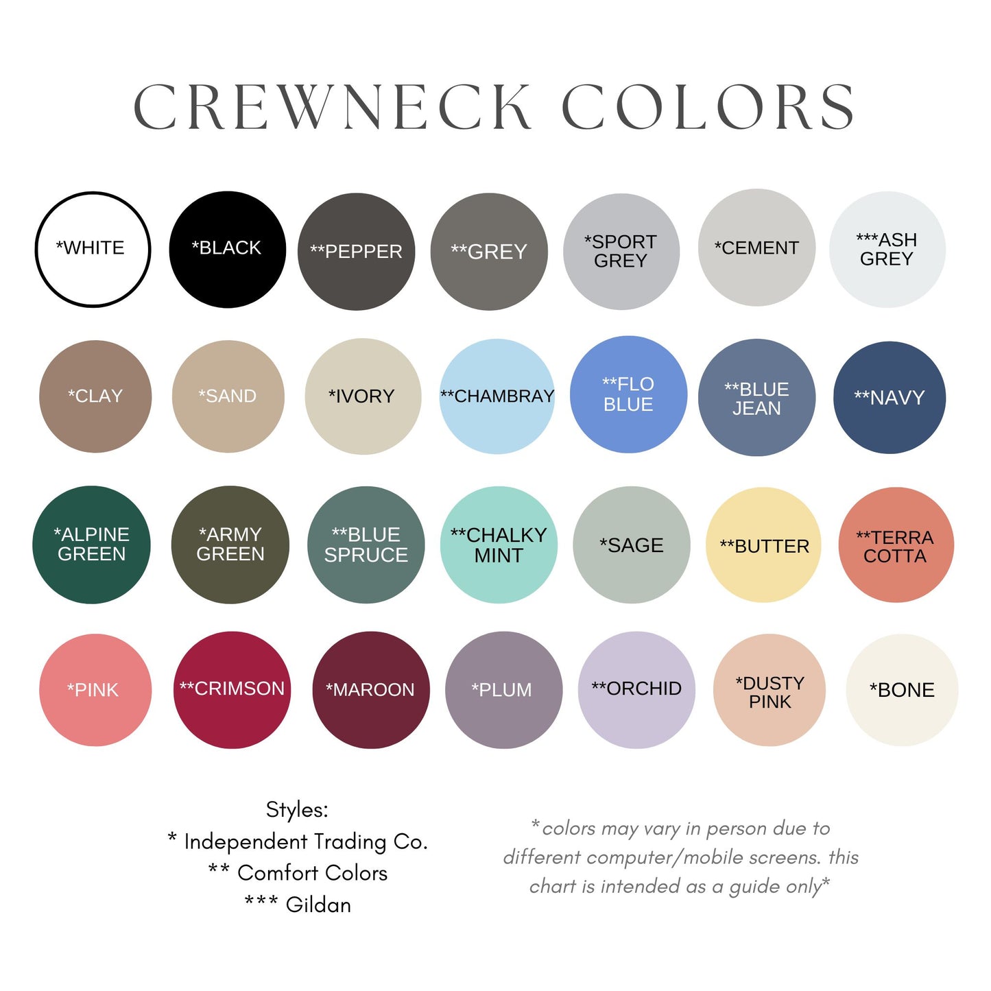 custom keepsake crewneck (*please read description*)