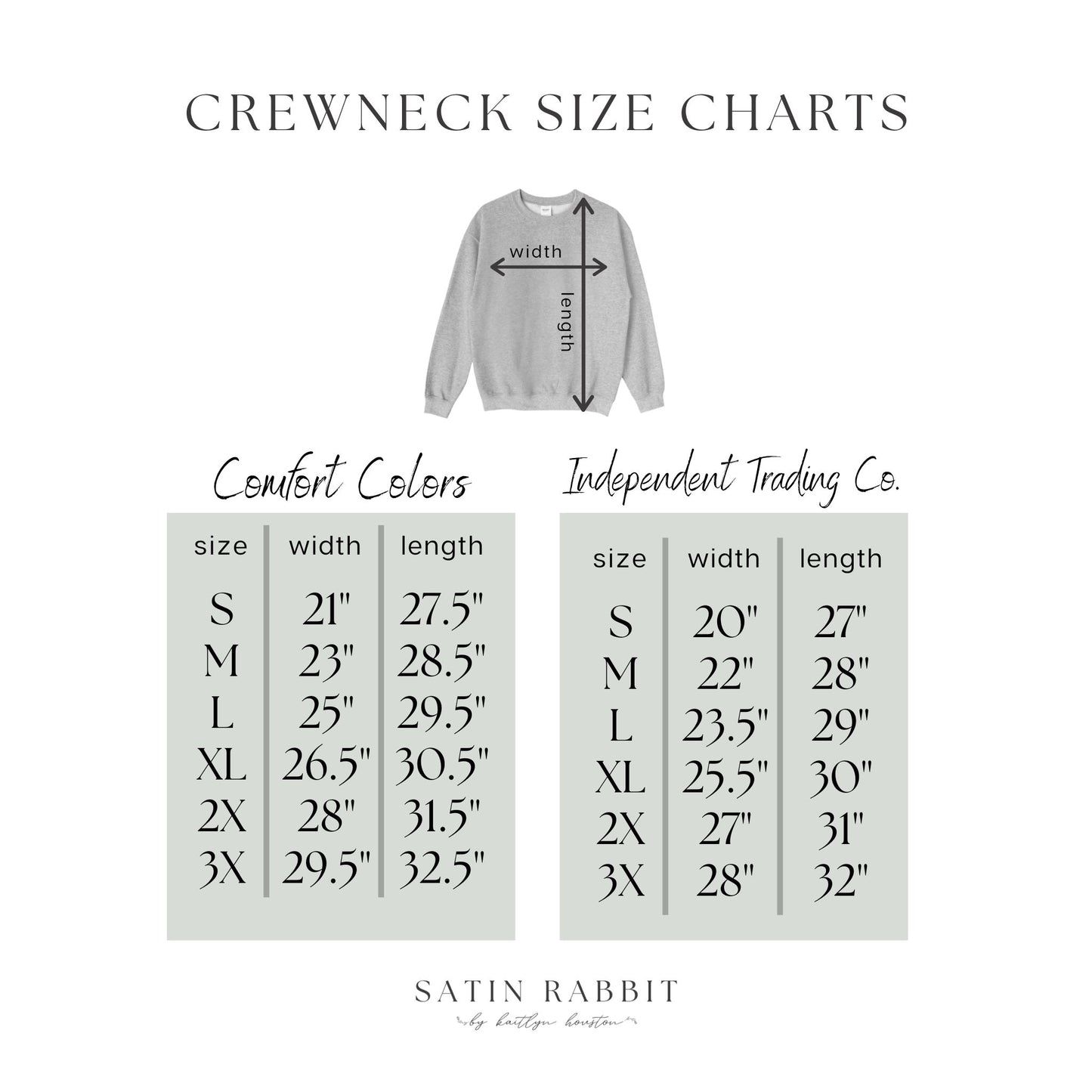 custom keepsake crewneck (*please read description*)