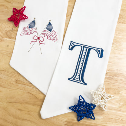 patriotic wreath sash