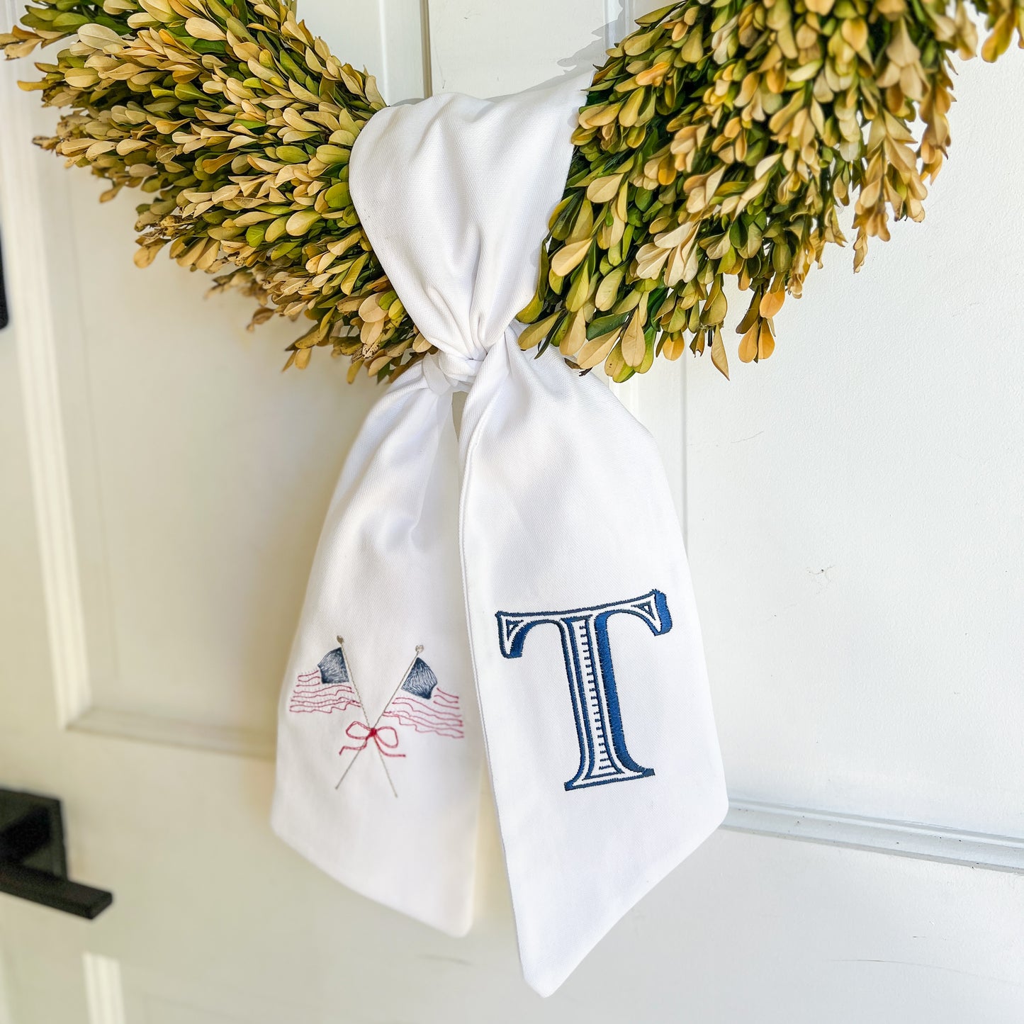 patriotic wreath sash