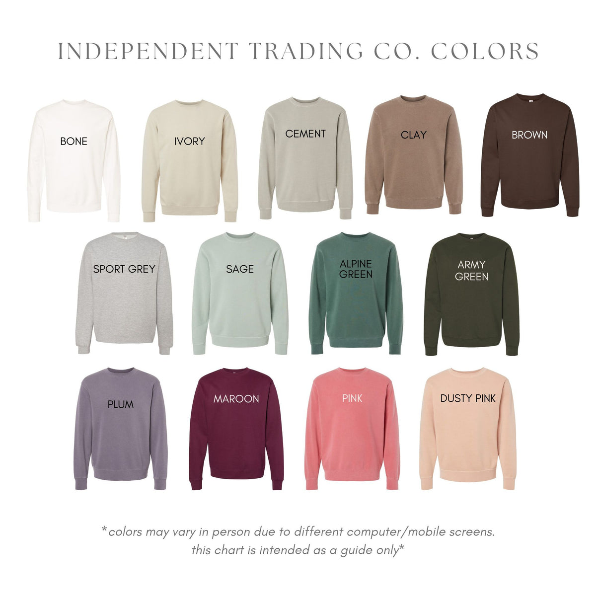 gone hunting embroidered crewneck