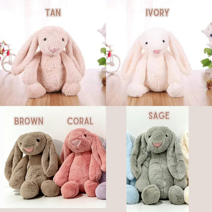 personalized embroidered bunny *WILL BE READY IN MARCH*